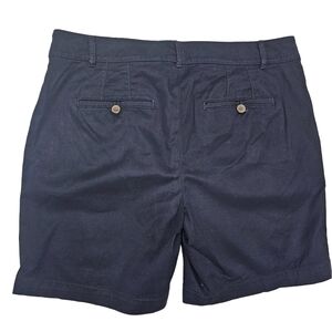 Talbots Weekend Chino Shorts. Navy Blue.  Size 8,  7" Inseam